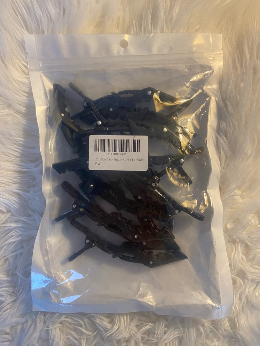 Black Hair Clips - Pack of Alligator Clips